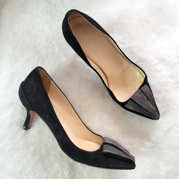 Prada Suede Heels 37 6.5 - Picture 1 of 13